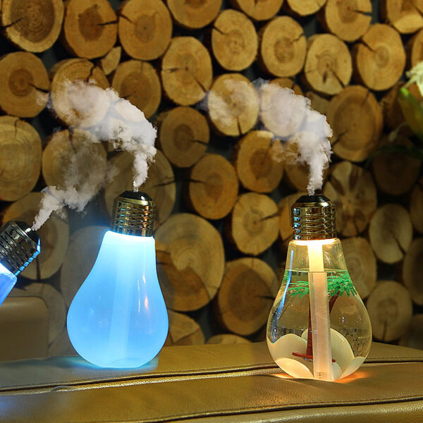 Old Style Bulb Intelligent Ultrasonic Air Purifier Humidifier
