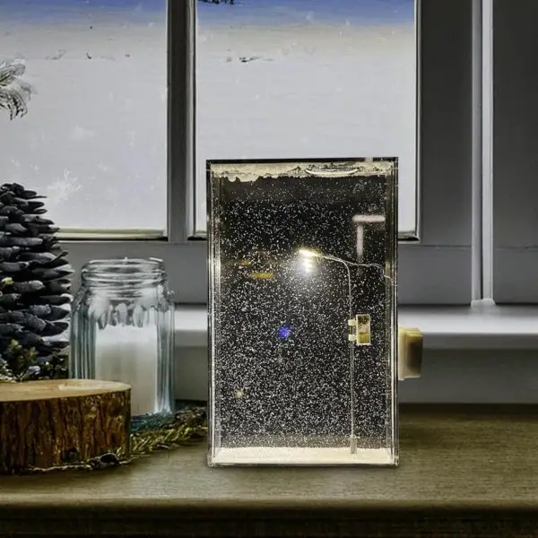 Street Night Light Snow Scenery Romantic Light