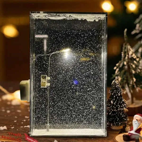 Street Night Light Snow Scenery Romantic Light
